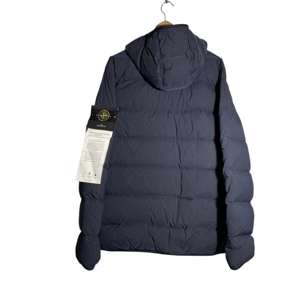 NWT Stone Island Seamless Tunnel Down-TC hooded jacket in Navy size XL - Picture 5 of 16